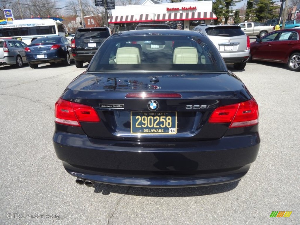 2010 3 Series 328i Convertible - Monaco Blue Metallic / Cream Beige photo #7