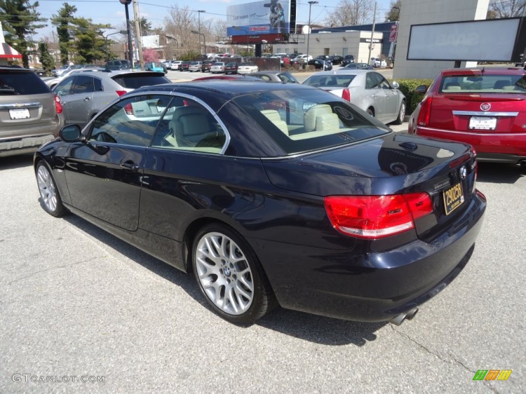 2010 3 Series 328i Convertible - Monaco Blue Metallic / Cream Beige photo #8