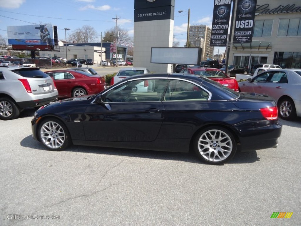2010 3 Series 328i Convertible - Monaco Blue Metallic / Cream Beige photo #9