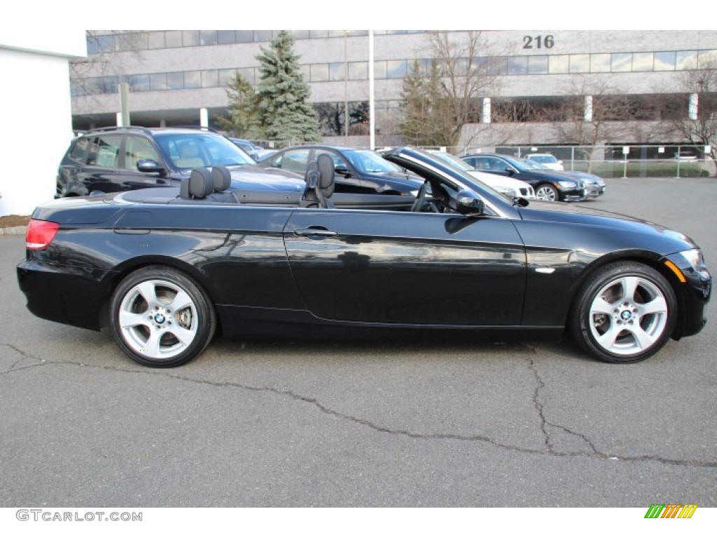2010 3 Series 328i Convertible - Black Sapphire Metallic / Black photo #4