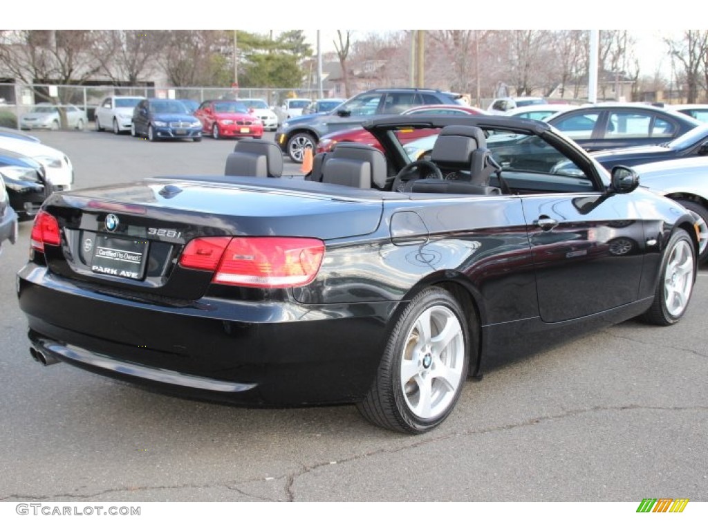 2010 3 Series 328i Convertible - Black Sapphire Metallic / Black photo #5