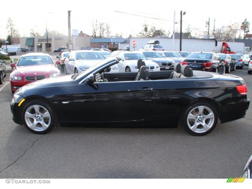 2010 3 Series 328i Convertible - Black Sapphire Metallic / Black photo #8