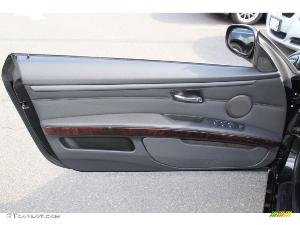 2010 3 Series 328i Convertible - Black Sapphire Metallic / Black photo #9
