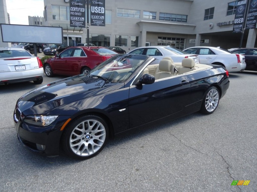2010 3 Series 328i Convertible - Monaco Blue Metallic / Cream Beige photo #30
