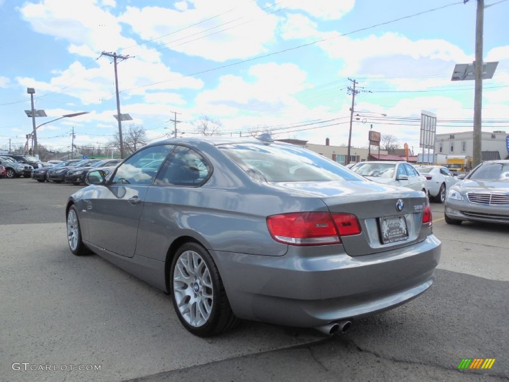 2010 3 Series 328i Coupe - Space Gray Metallic / Black photo #6