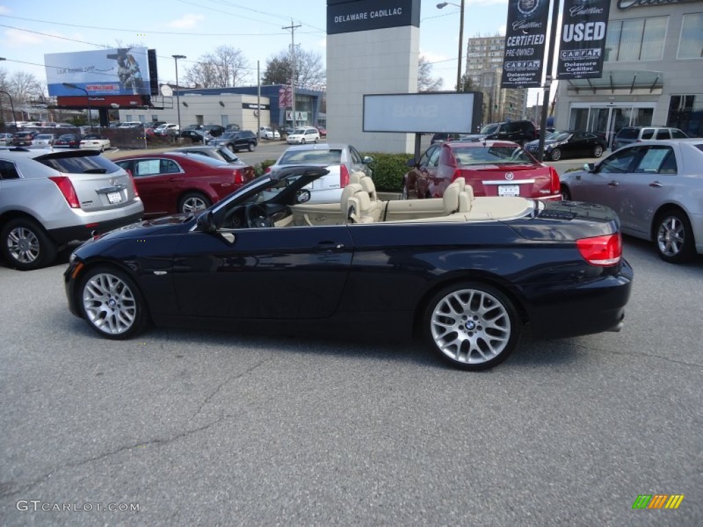 2010 3 Series 328i Convertible - Monaco Blue Metallic / Cream Beige photo #34