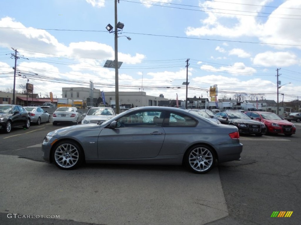 2010 3 Series 328i Coupe - Space Gray Metallic / Black photo #7