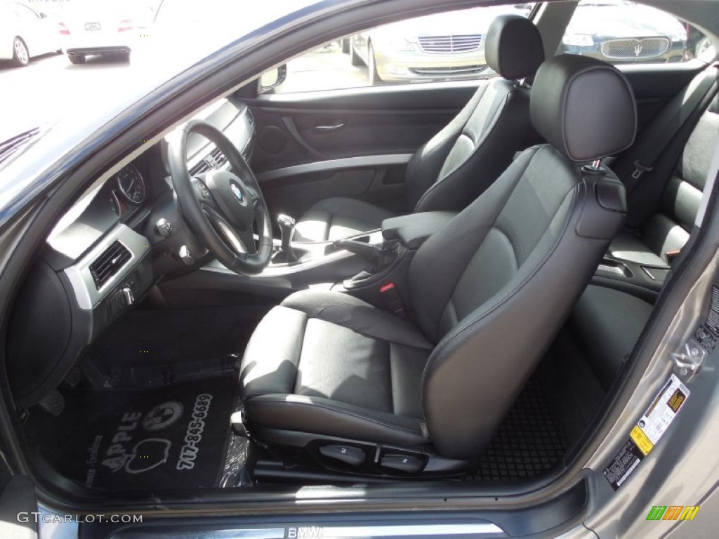 2010 3 Series 328i Coupe - Space Gray Metallic / Black photo #9