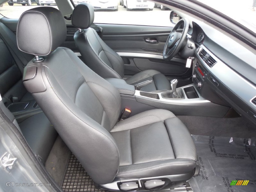 2010 3 Series 328i Coupe - Space Gray Metallic / Black photo #21