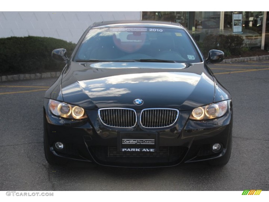 2010 3 Series 335i Coupe - Black Sapphire Metallic / Black photo #2