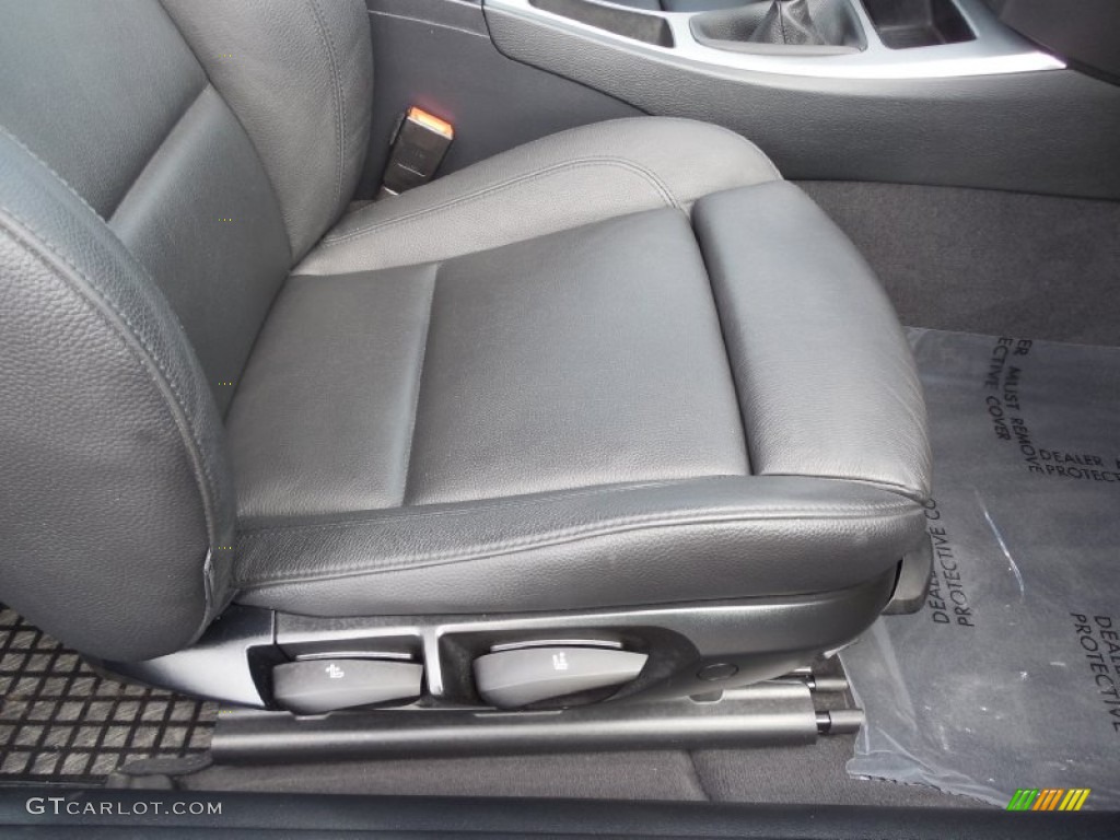 2010 3 Series 328i Coupe - Space Gray Metallic / Black photo #22
