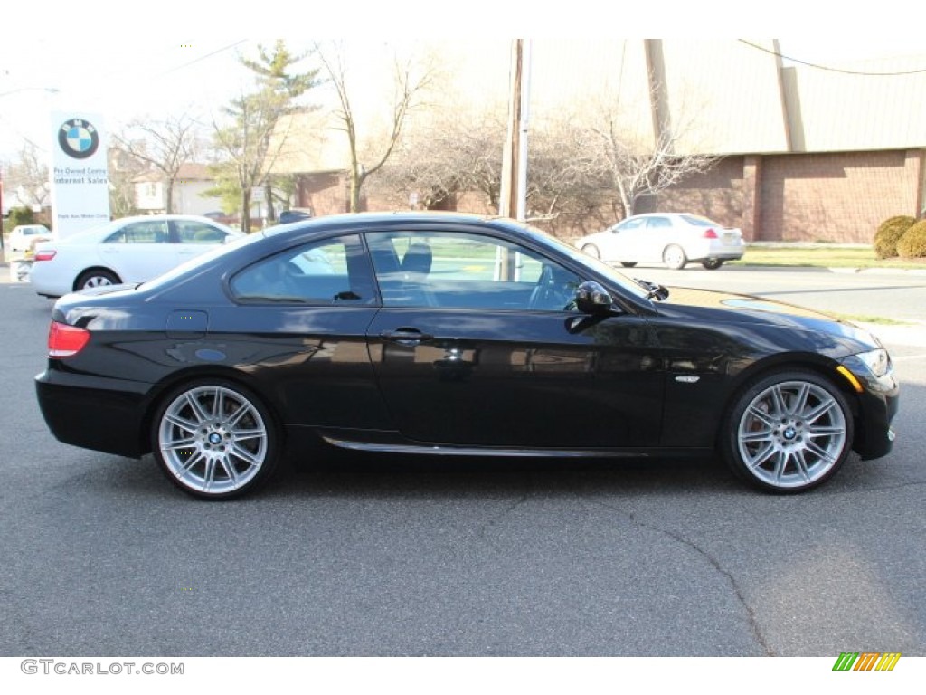 2010 3 Series 335i Coupe - Black Sapphire Metallic / Black photo #4