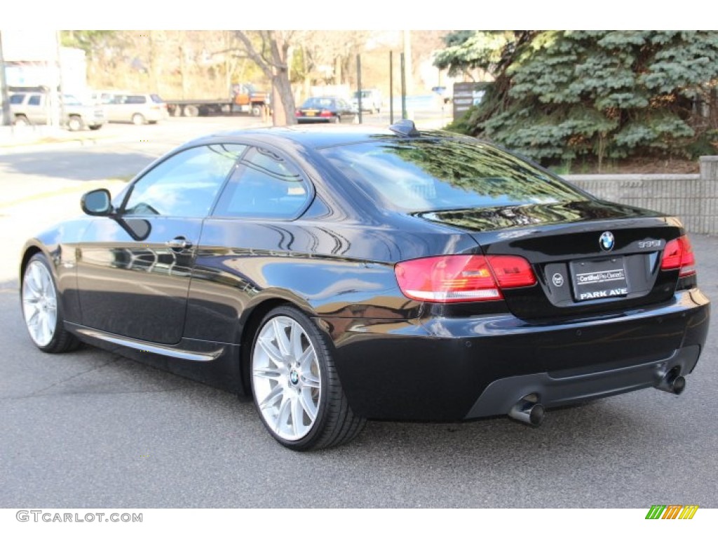 2010 3 Series 335i Coupe - Black Sapphire Metallic / Black photo #7