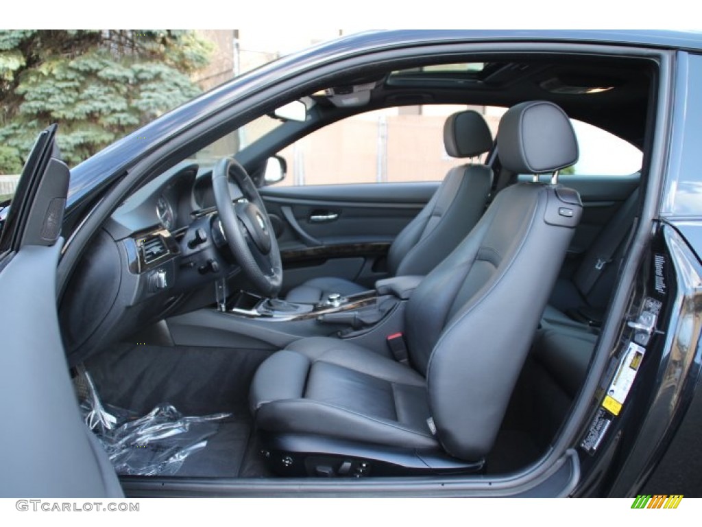 2010 3 Series 335i Coupe - Black Sapphire Metallic / Black photo #11