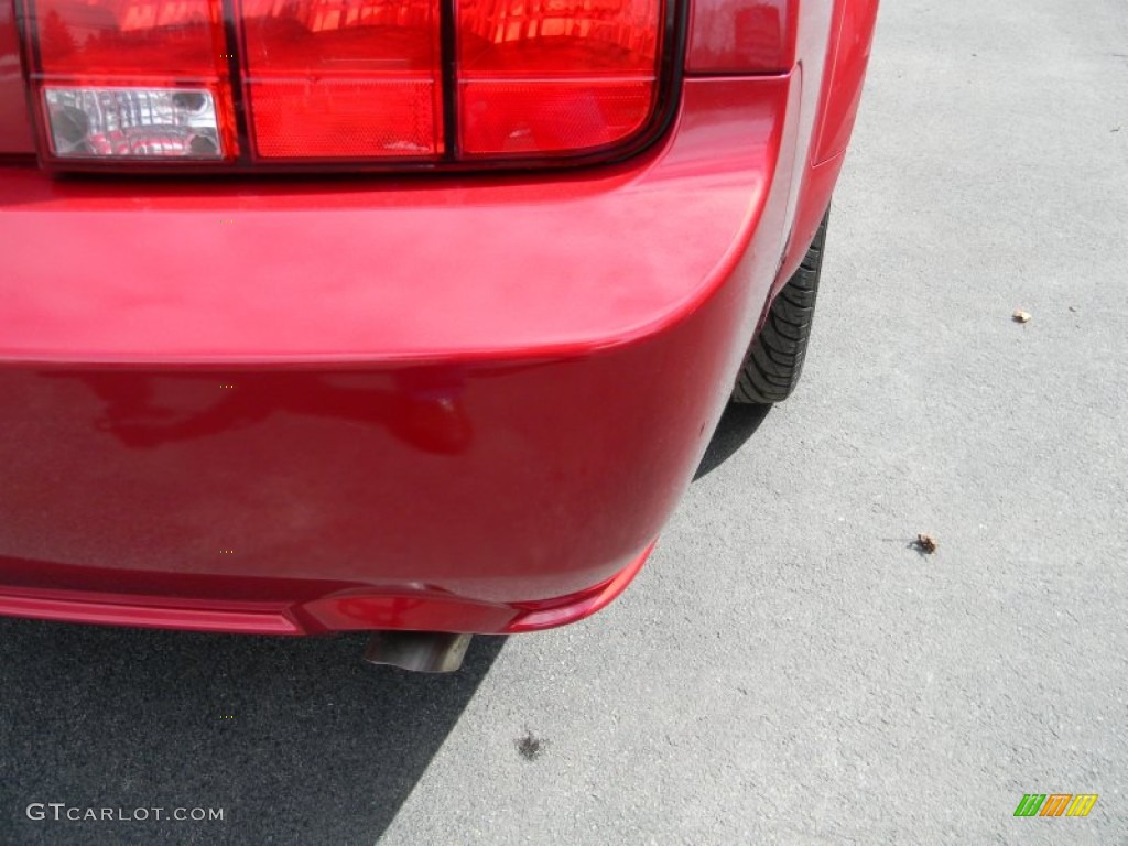 2006 Mustang GT Premium Convertible - Redfire Metallic / Dark Charcoal photo #36