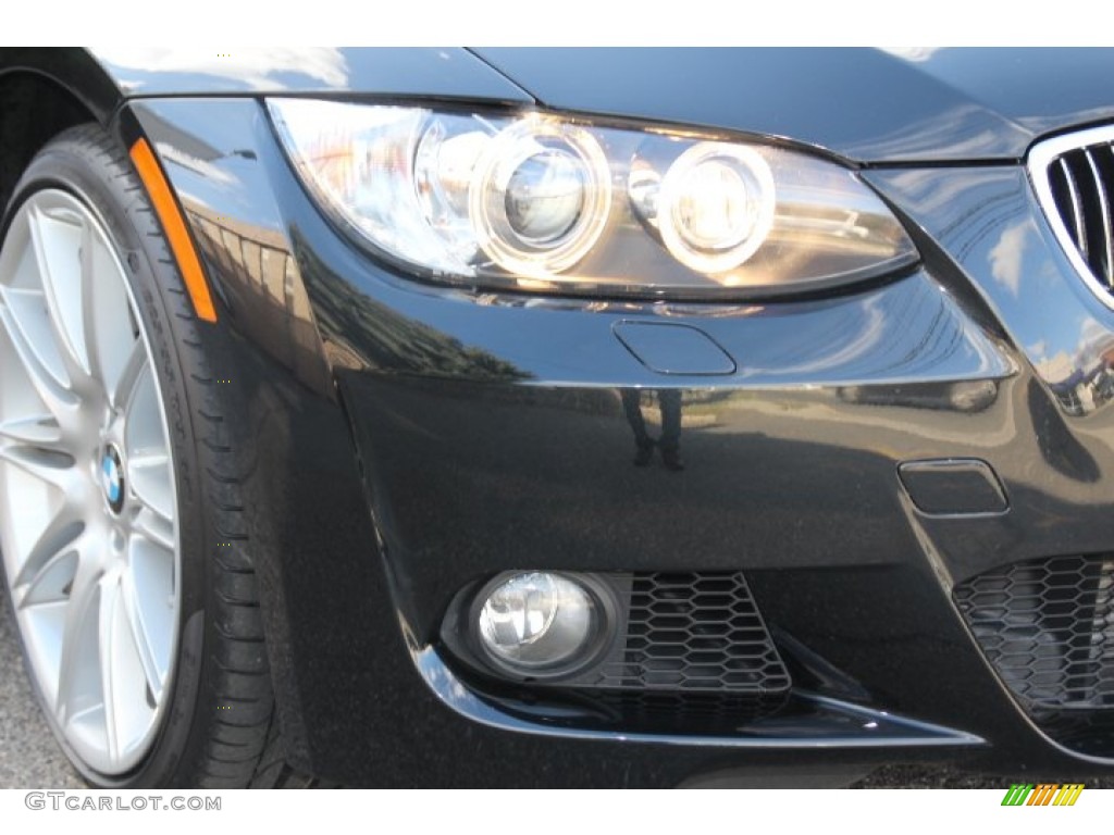 2010 3 Series 335i Coupe - Black Sapphire Metallic / Black photo #31