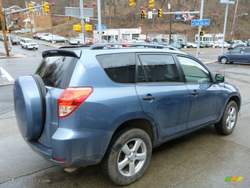 2008 RAV4 4WD - Pacific Blue Metallic / Ash photo #11