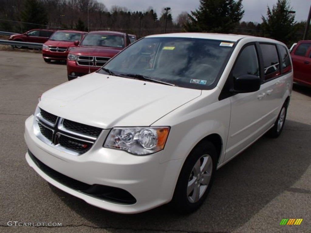 2013 Grand Caravan SE - Stone White / Black/Light Graystone photo #2