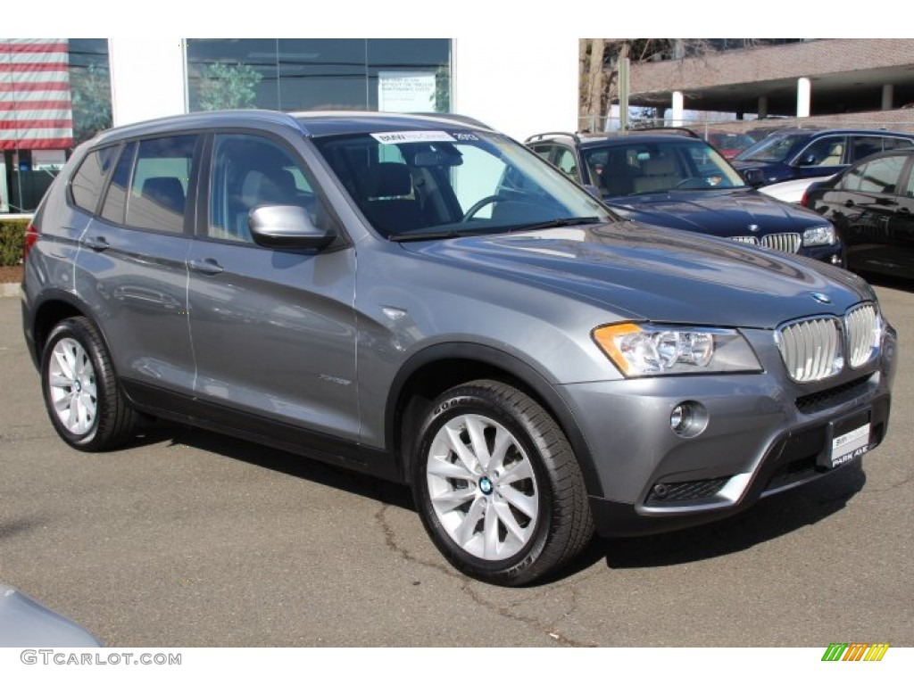 2013 X3 xDrive 28i - Space Gray Metallic / Black photo #3
