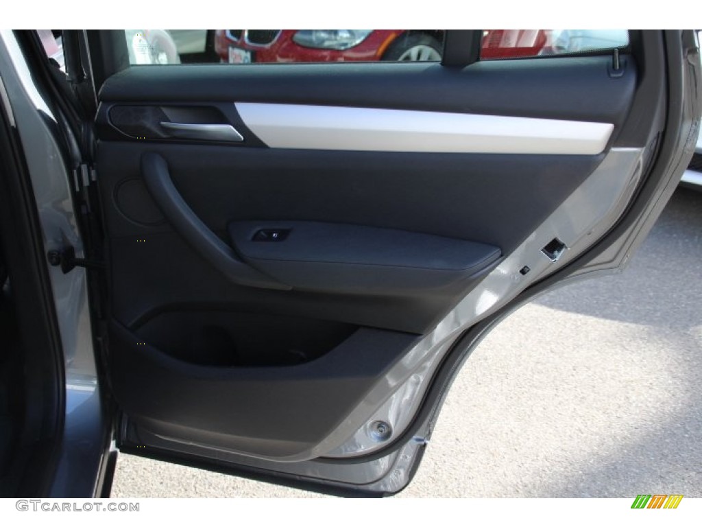 2013 X3 xDrive 28i - Space Gray Metallic / Black photo #23