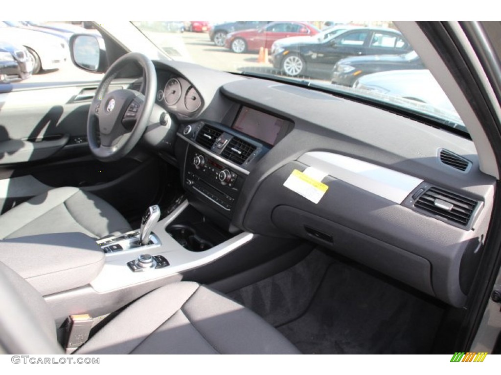 2013 X3 xDrive 28i - Space Gray Metallic / Black photo #26