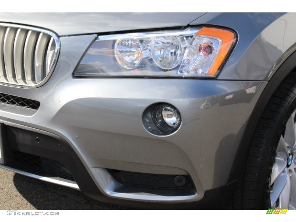 2013 X3 xDrive 28i - Space Gray Metallic / Black photo #30