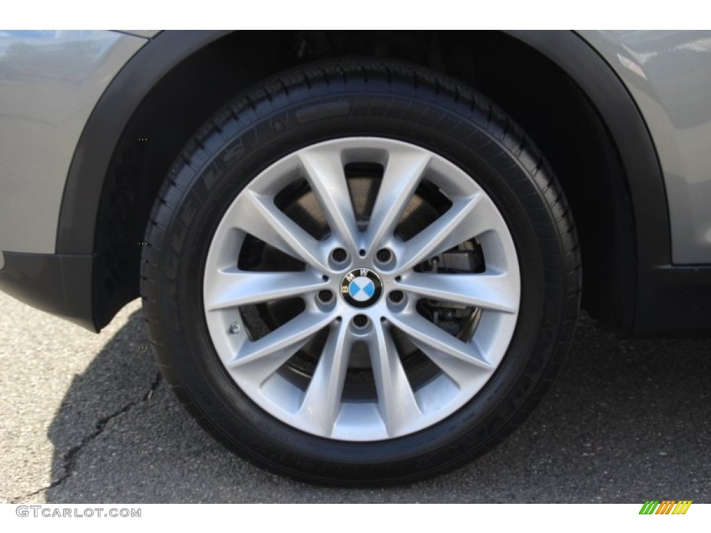 2013 X3 xDrive 28i - Space Gray Metallic / Black photo #31