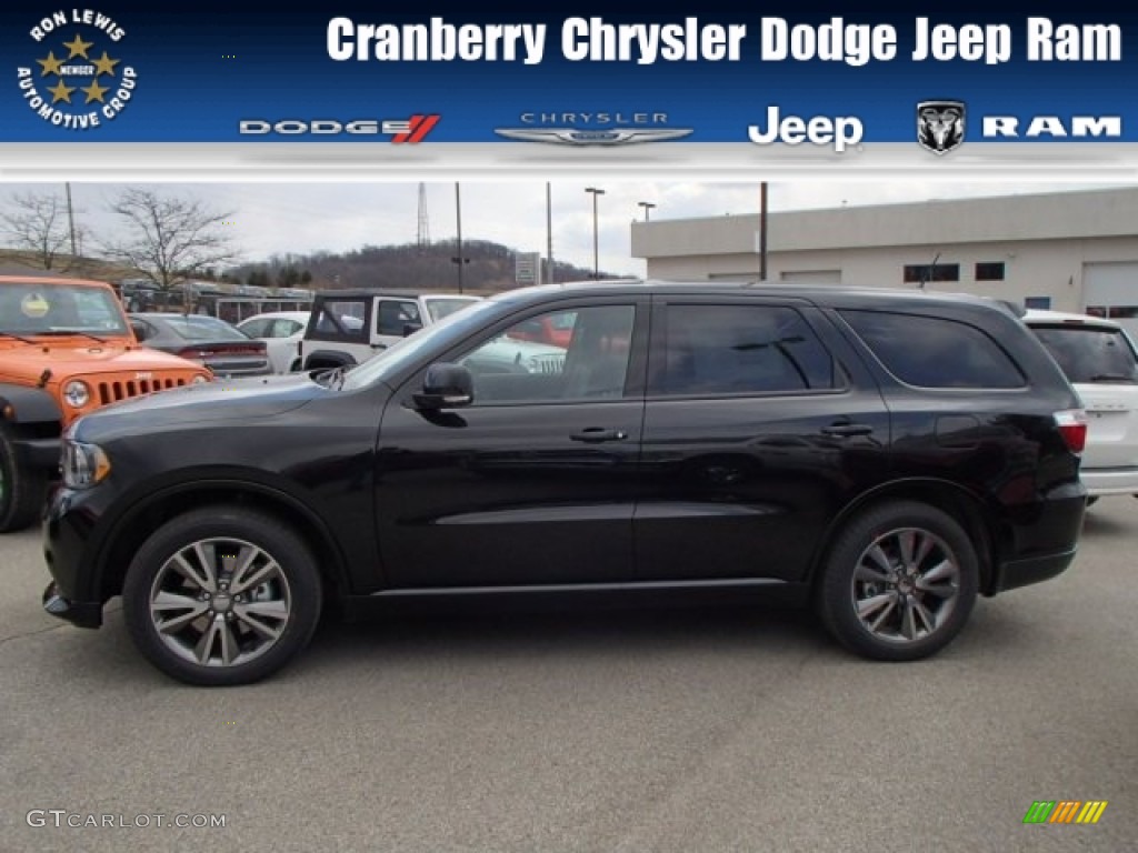 2013 Durango R/T AWD - Brilliant Black Crystal Pearl / Black photo #1