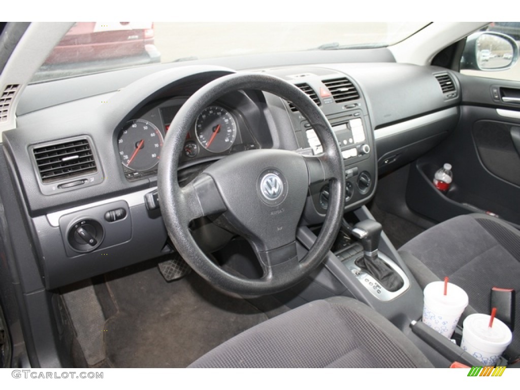 Anthracite Black Interior 2006 Volkswagen Jetta Value Edition Sedan Photo #79235220