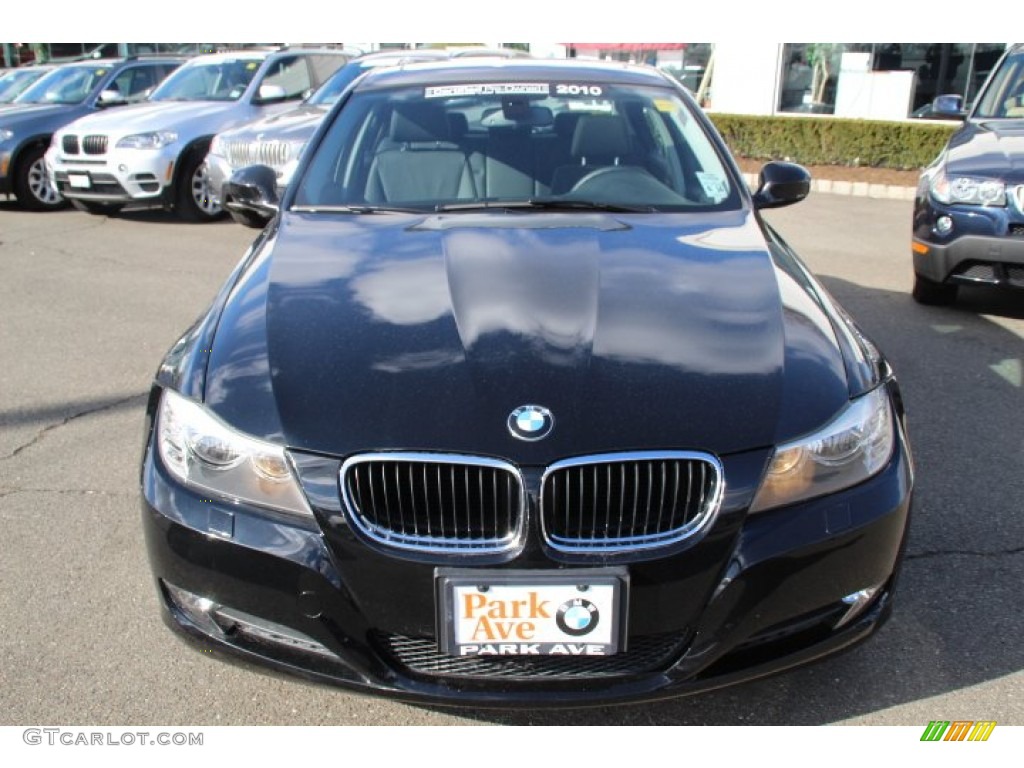 2010 3 Series 328i Sedan - Jet Black / Black photo #2