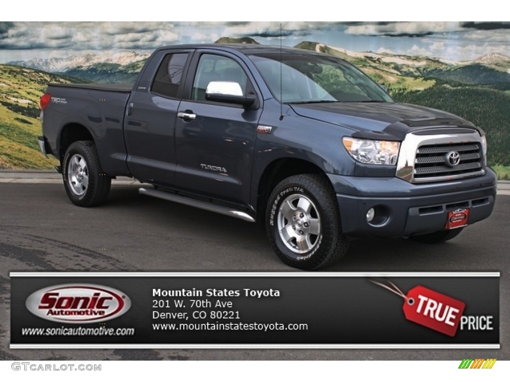 2010 Tundra Limited Double Cab 4x4 - Slate Gray Metallic / Graphite Gray photo #1