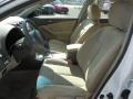 2010 Nissan Altima Blond Interior Front Seat Photo