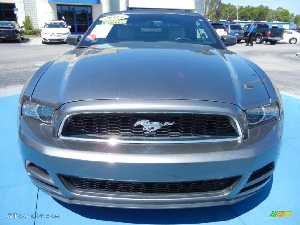 Sterling Gray Metallic 2013 Ford Mustang V6 Premium Convertible Exterior Photo #79235741
