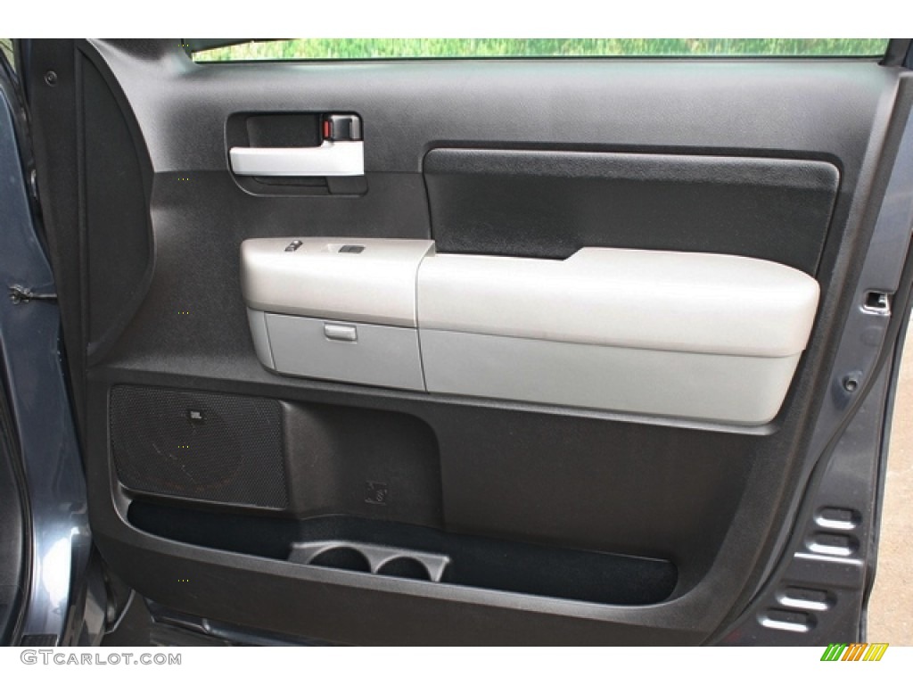 2010 Tundra Limited Double Cab 4x4 - Slate Gray Metallic / Graphite Gray photo #21