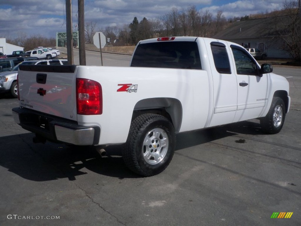 2009 Silverado 1500 LT Extended Cab 4x4 - Summit White / Ebony photo #5