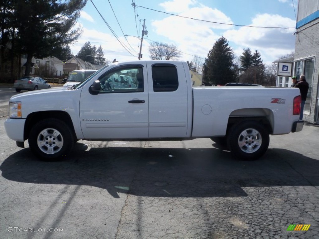 2009 Silverado 1500 LT Extended Cab 4x4 - Summit White / Ebony photo #8