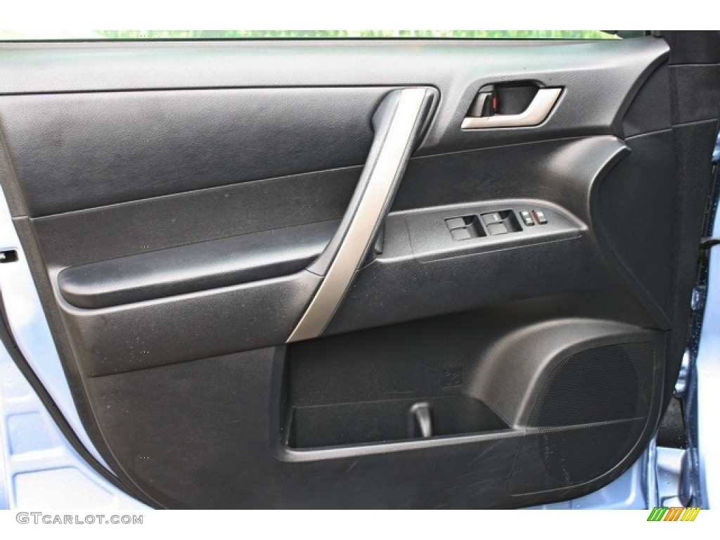 2010 Toyota Highlander SE 4WD Black Door Panel Photo #79236561