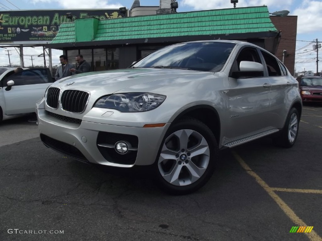 2009 X6 xDrive35i - Mineral Silver Metallic / Black Nevada Leather photo #1