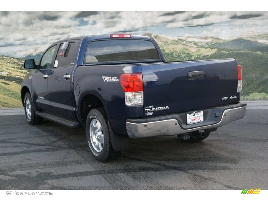 2013 Tundra Limited CrewMax 4x4 - Nautical Blue Metallic / Sand Beige photo #2