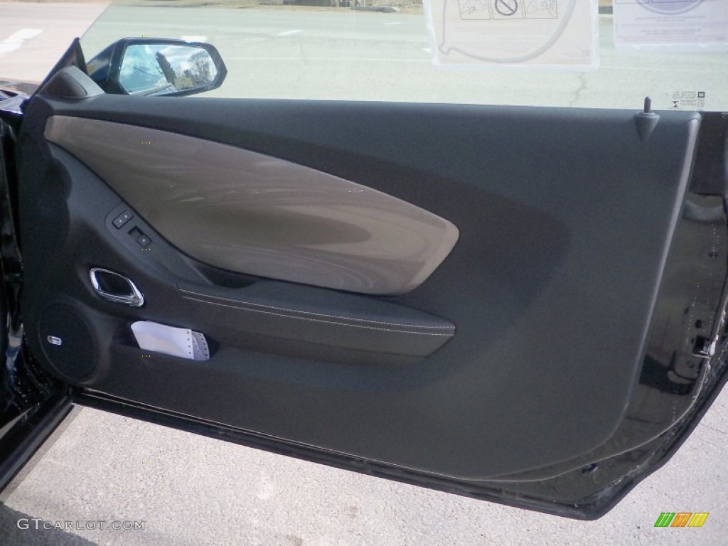 2013 Chevrolet Camaro Projexauto Z/TA Coupe Black Door Panel Photo #79237261