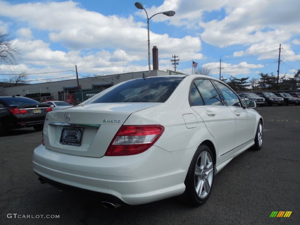 2011 C 300 Sport 4Matic - Arctic White / Black photo #4