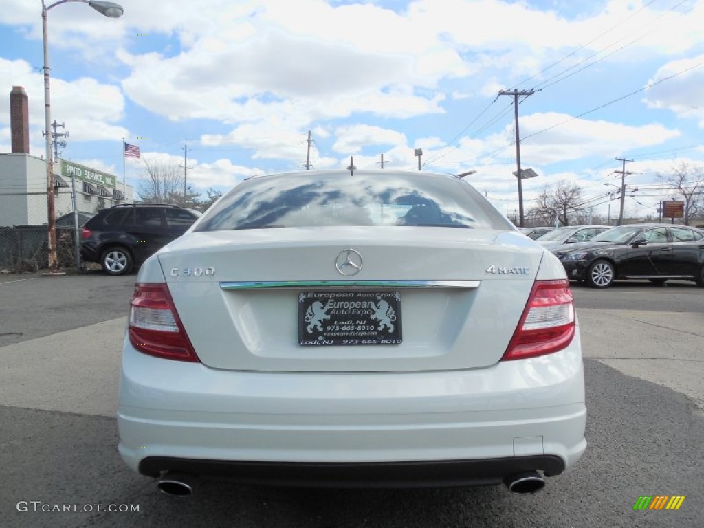 2011 C 300 Sport 4Matic - Arctic White / Black photo #5