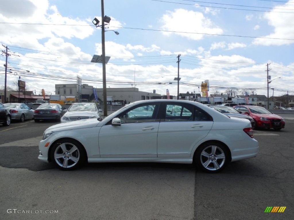 2011 C 300 Sport 4Matic - Arctic White / Black photo #7