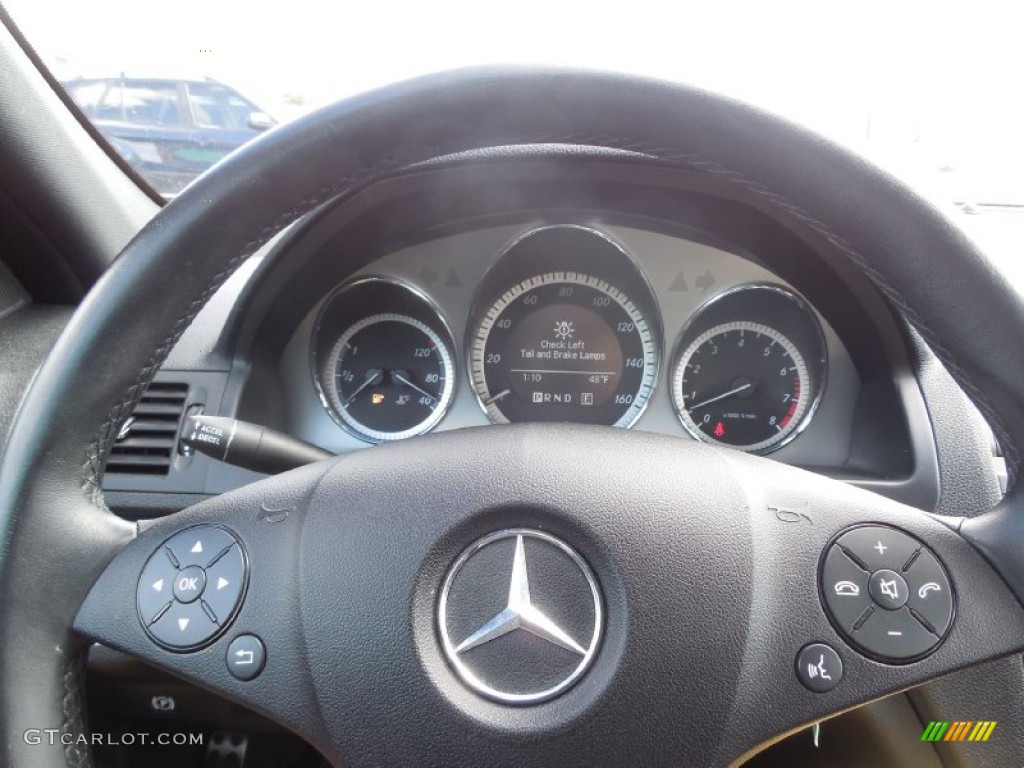 2011 C 300 Sport 4Matic - Arctic White / Black photo #12