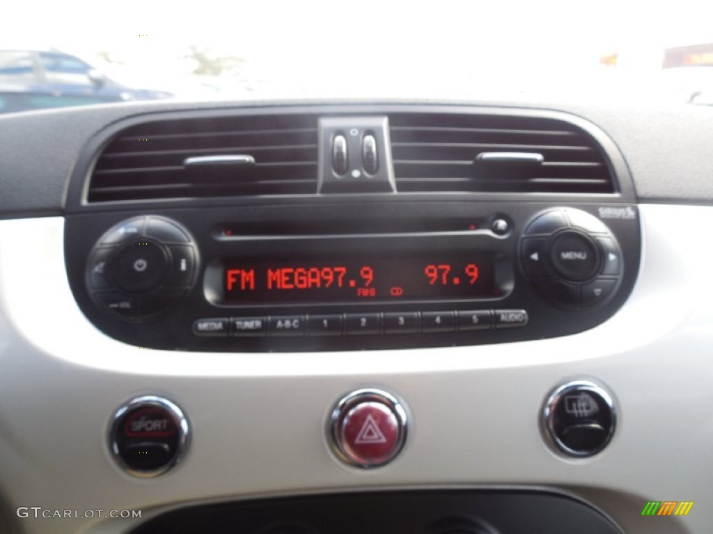 2012 Fiat 500 Sport Audio System Photo #79238798