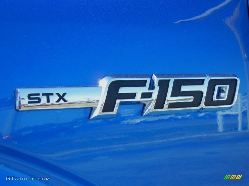 2010 F150 STX SuperCab - Blue Flame Metallic / Medium Stone photo #10