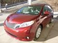 2013 Salsa Red Pearl Toyota Sienna XLE AWD  photo #5