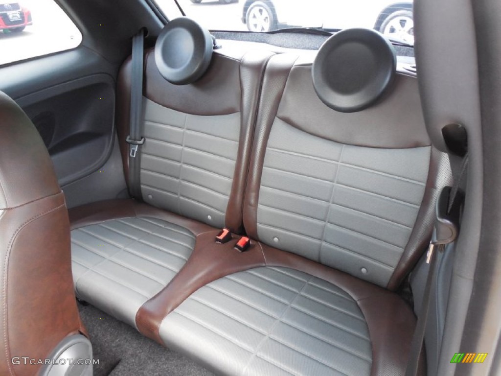 2012 Fiat 500 Sport Rear Seat Photo #79238953