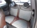 Sport Tessuto Marrone/Nero (Brown/Black) Rear Seat Photo for 2012 Fiat 500 #79238953