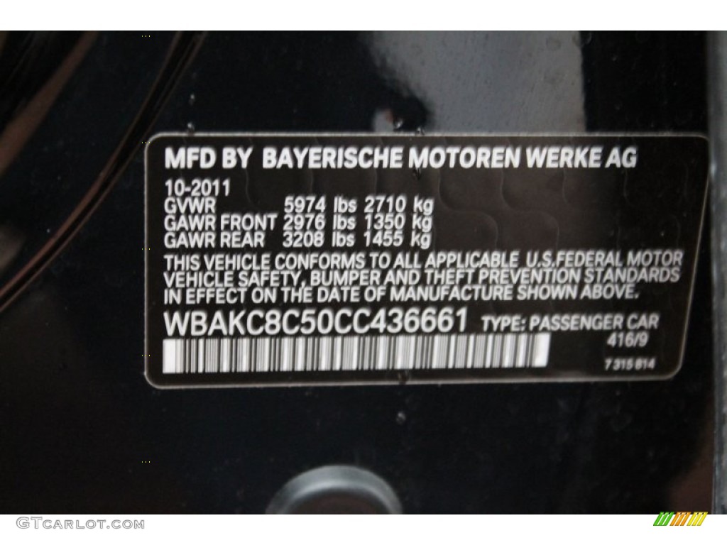 2012 7 Series 750Li xDrive Sedan - Carbon Black Metallic / Black photo #16